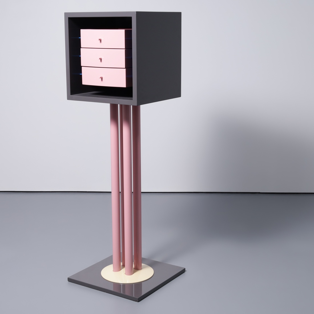 Shiro Kuramata NIKKO Cabinet / Chest of Drawers, Limited Edition, 68.5″H - Image 2