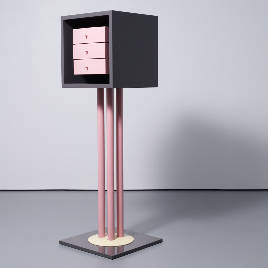 Shiro Kuramata NIKKO Cabinet / Chest of Drawers, Limited Edition, 68.5″H - Image 3