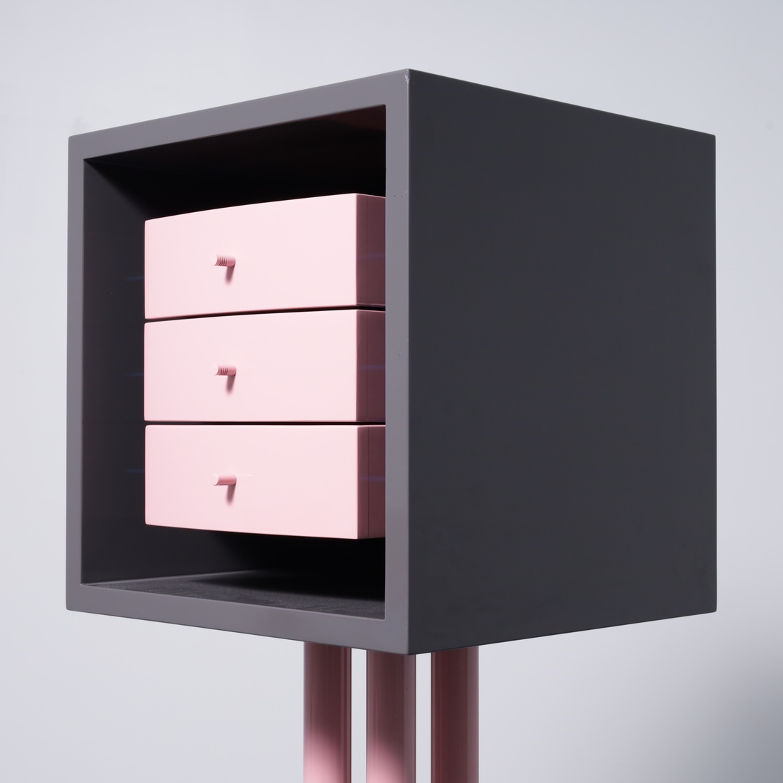 Shiro Kuramata NIKKO Cabinet / Chest of Drawers, Limited Edition, 68.5″H - Image 6