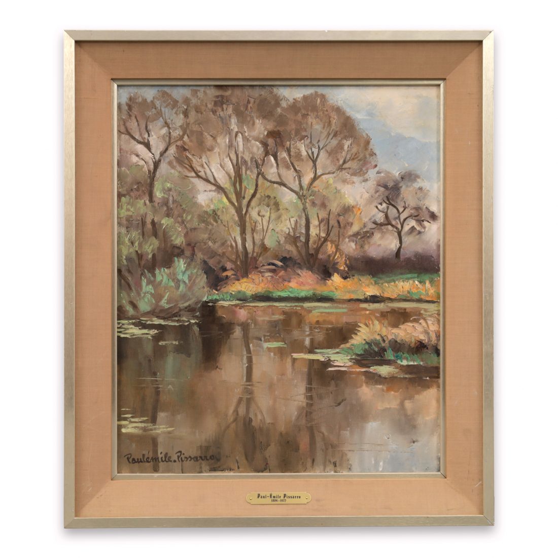 Paul Emile Pissarro MARAIS A LYONS Painting