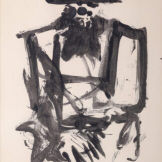 Willem de Kooning BEARDED MAN Watercolor