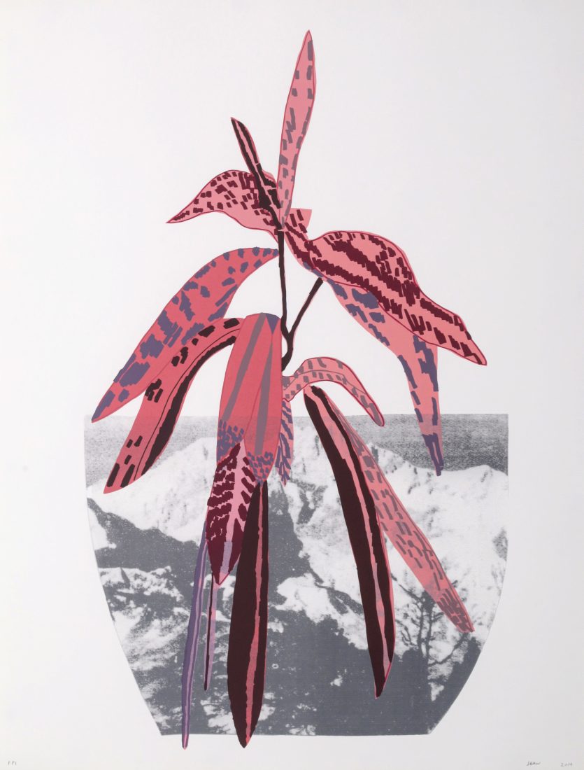 Jonas Wood UNTITLED Lithograph & Screenprint, 48"H
