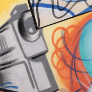 Crash STRUCTURE NO.2 Painting, 107.5"H