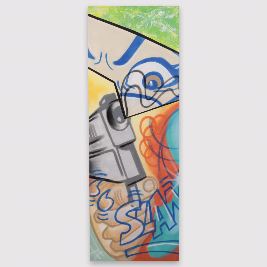 Crash STRUCTURE NO.2 Painting, 107.5"H