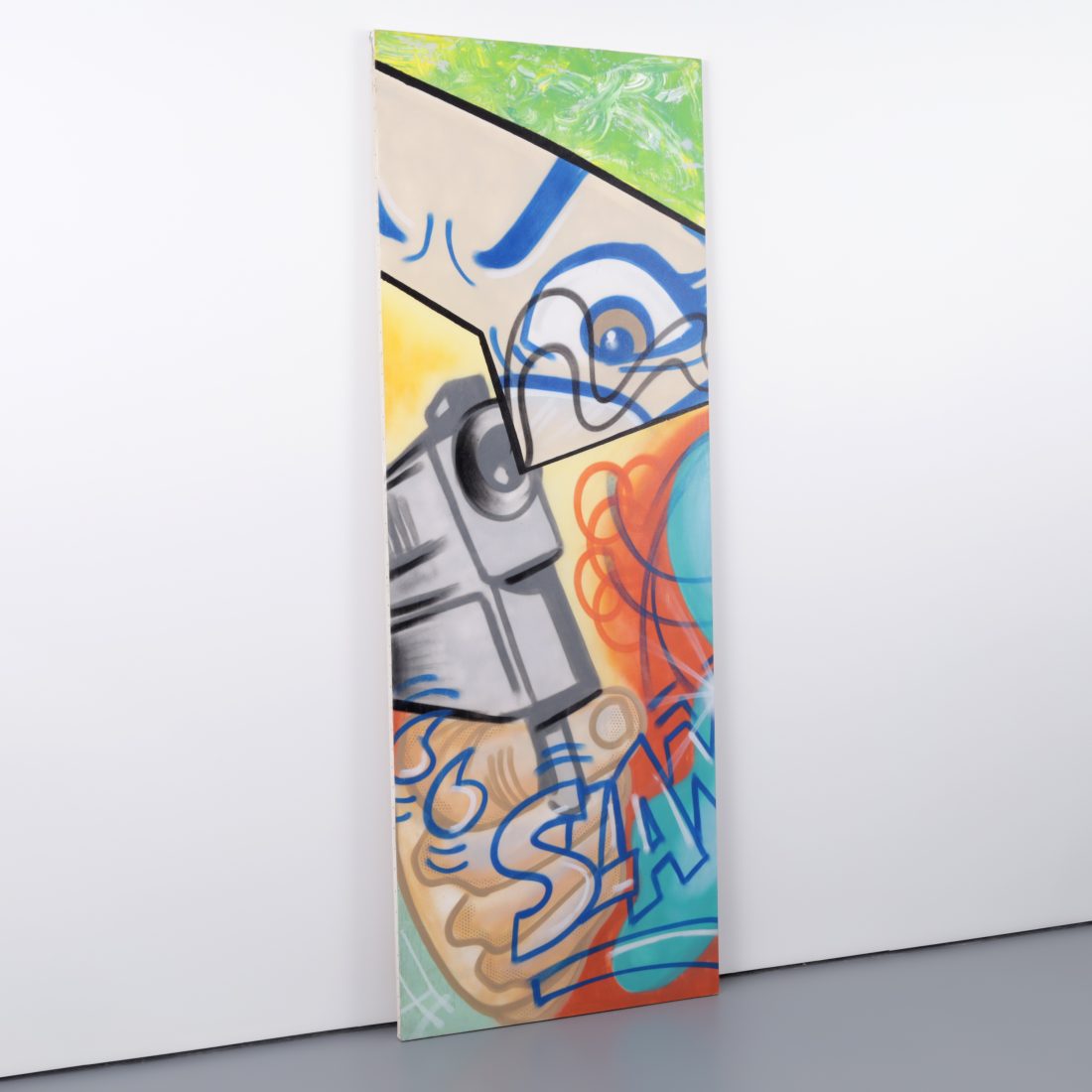 Crash STRUCTURE NO.2 Painting, 107.5"H