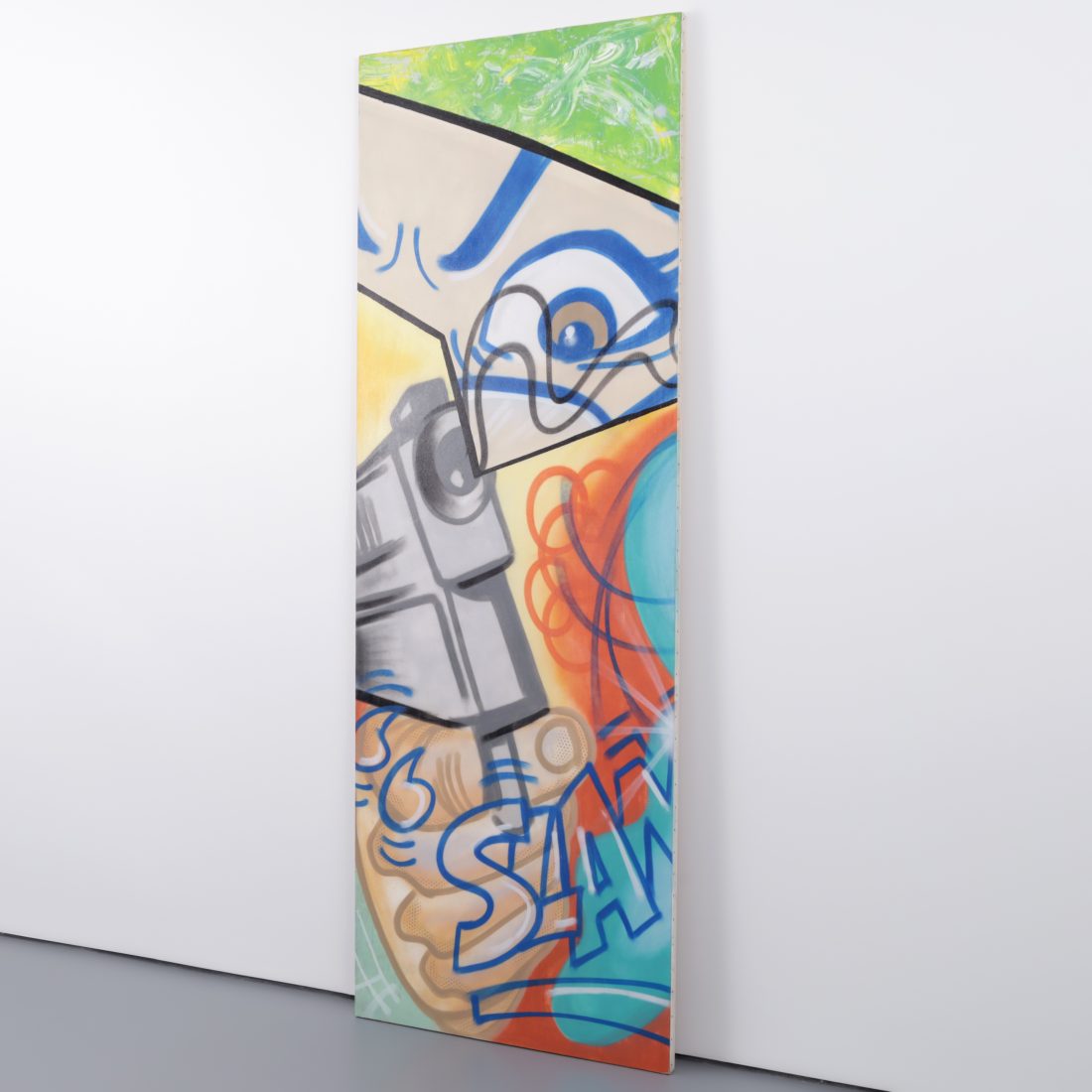 Crash STRUCTURE NO.2 Painting, 107.5"H