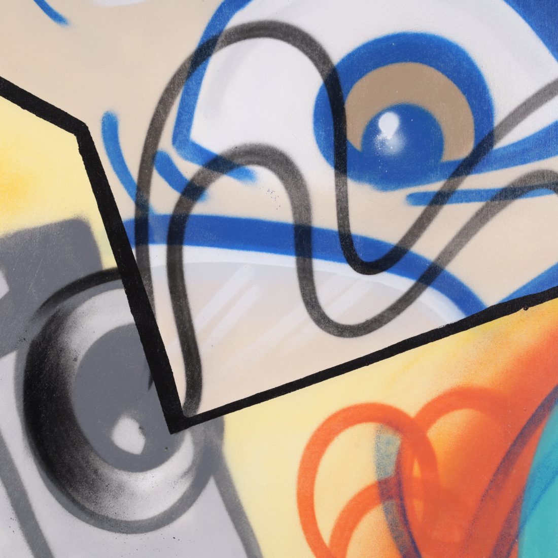 Crash STRUCTURE NO.2 Painting, 107.5"H